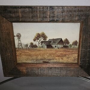 Farmhouse distressed frame print 7.5x9.5